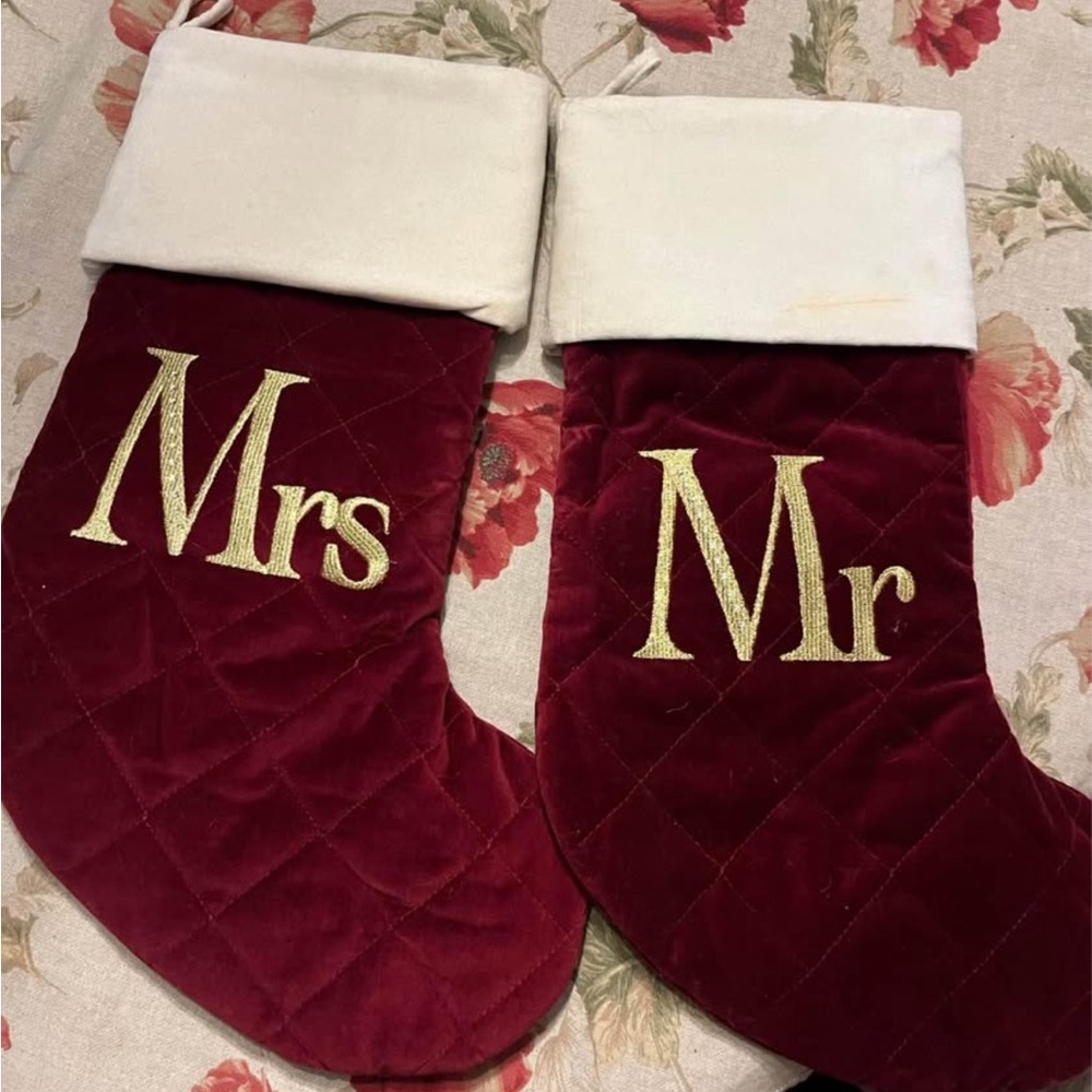 Mr. & Mrs. Holiday Stockings